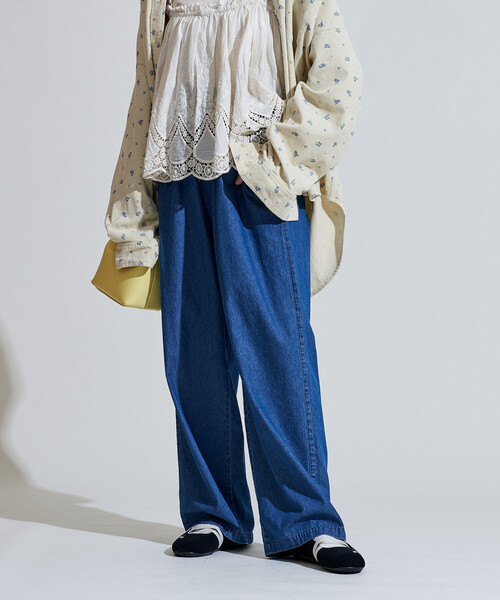 セール】ツイル イージーストレートパンツ＜セットアップ対応＞ 限定