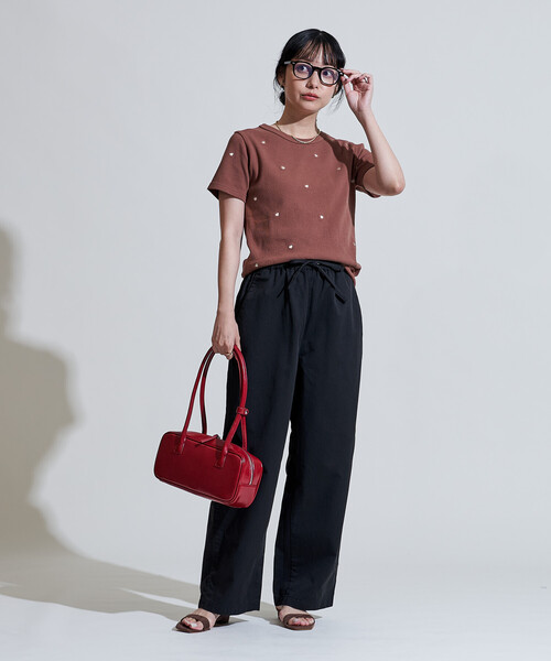 セール】ツイル イージーストレートパンツ＜セットアップ対応＞ 限定