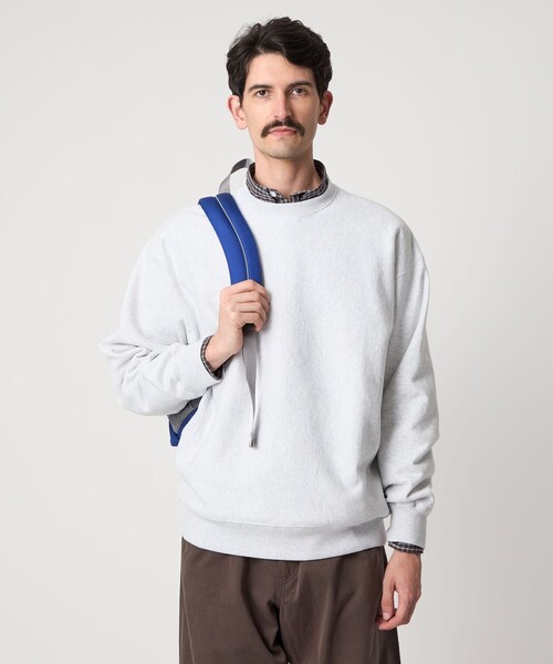 セール】＜Steven Alan＞ ウラケ セットイン クルーネック スウェット
