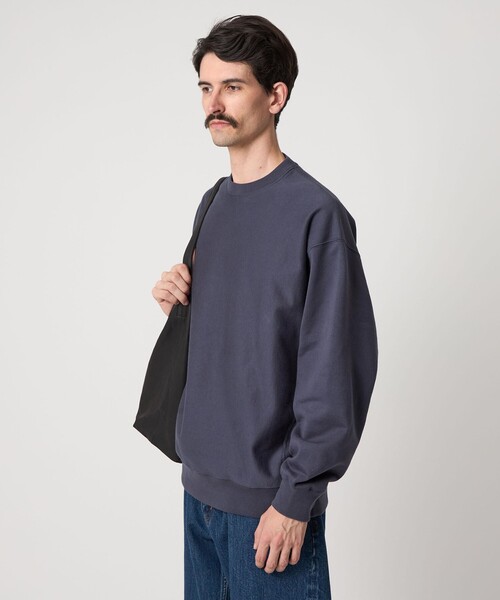 Steven Alan（スティーブンアラン）の「＜Steven Alan＞ ウラケ セットイン クルーネック スウェット（スウェット・メンズ・ダークグレー/ロイヤルブルー/ライトグレー/ダークブラウン・S/M/L/XL）」の7枚目の写真