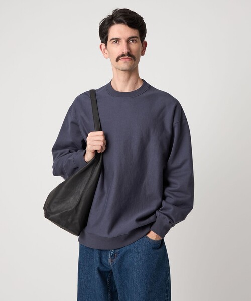 セール】＜Steven Alan＞ ウラケ セットイン クルーネック スウェット