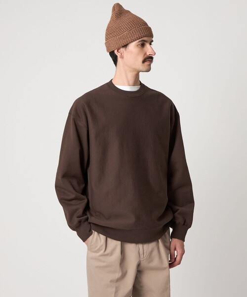 Steven Alan＞ ウラケ セットイン クルーネック スウェット