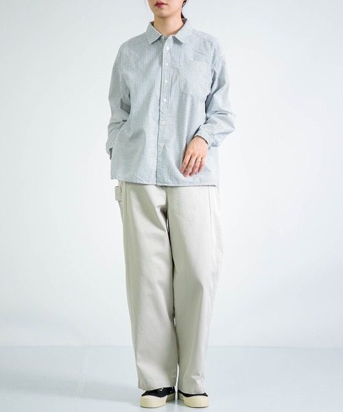 D.M.G.（ドミンゴ）の「[D.M.G. / ディーエムジー] チノ ボリュームペインターパンツ（チノパンツ・レディース・ベージュ/オリーブ/ブラック/ライトグレー・M/S）」の20枚目の写真