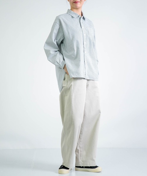 D.M.G.（ドミンゴ）の「[D.M.G. / ディーエムジー] チノ ボリュームペインターパンツ（チノパンツ・レディース・ベージュ/オリーブ/ブラック/ライトグレー・M/S）」の21枚目の写真