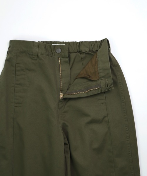 D.M.G.（ドミンゴ）の「[D.M.G. / ディーエムジー] チノ ボリュームペインターパンツ（チノパンツ・レディース・ベージュ/オリーブ/ブラック/ライトグレー・M/S）」の9枚目の写真