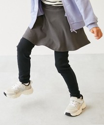 devirock（デビロック）の「【両側ポケット付き】ストレッチコットン 10分丈 無地スカッツ（スカート）」