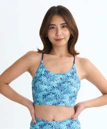 ROXY（ロキシー）の「HAVE A GREAT DAY BRA/ロキシー総柄水陸両用速乾UVケアスポーツブラ（水着）（スポーツブラ）」