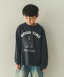 jeans-b（ジーンズベー）の「jeans-b/ジーンズベー GOOD TIME　ロングＴシャツ（Tシャツ/カットソー）」