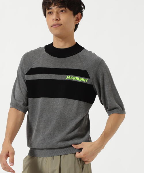 ジャックバニー メンズ 天竺プルオーバーセーター 4 クルーネックニット ゴルフ ジャックバニー メンズ 天竺プルオーバーセーター 4 クルー