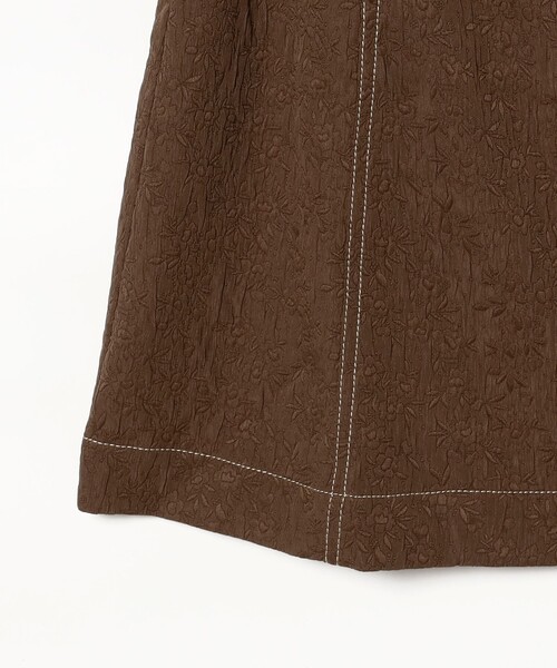 GHOSPELL（ゴスペル）の「GHOSPELL / Bank Mini Dress（ワンピース・レディース・ダークブラウン・SMALL）」の4枚目の写真