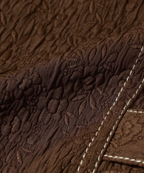 GHOSPELL（ゴスペル）の「GHOSPELL / Bank Mini Dress（ワンピース・レディース・ダークブラウン・SMALL）」の6枚目の写真