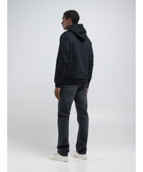 REPLAY(リプレイ)の「ブラッシュフリースREPLAYフーディー(パーカー・メンズ・ブラック/ダークブルー・X-LARGE/LARGE/MEDIUM/SMALL)」の5枚目の写真