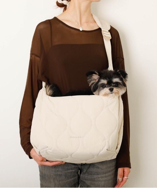 キルティングコンパクトスリングバッグ【収納・飛び出し防止リード付