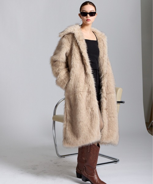 ロングファーコート（その他アウター）｜JUST A NOON（ジャスト