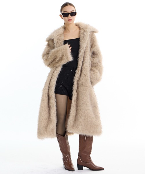 ロングファーコート（その他アウター）｜JUST A NOON（ジャスト