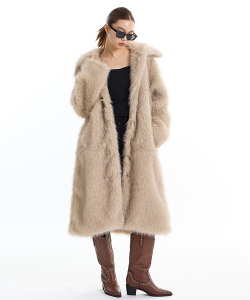 ロングファーコート（その他アウター）｜JUST A NOON（ジャスト