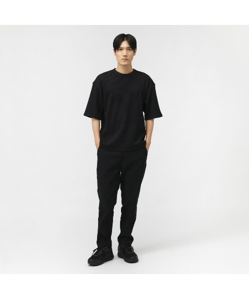 TIGORA（ティゴラ）の「ティゴラ TIGORA ワッフル5分袖Tシャツ（Tシャツ/カットソー・メンズ・ブラック/ブルー/オフホワイト/サンドグレー・L/LL/S/M/3L）」の21枚目の写真