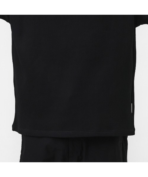 TIGORA（ティゴラ）の「ティゴラ TIGORA ワッフル5分袖Tシャツ（Tシャツ/カットソー・メンズ・ブラック/ブルー/オフホワイト/サンドグレー・L/LL/S/M/3L）」の18枚目の写真