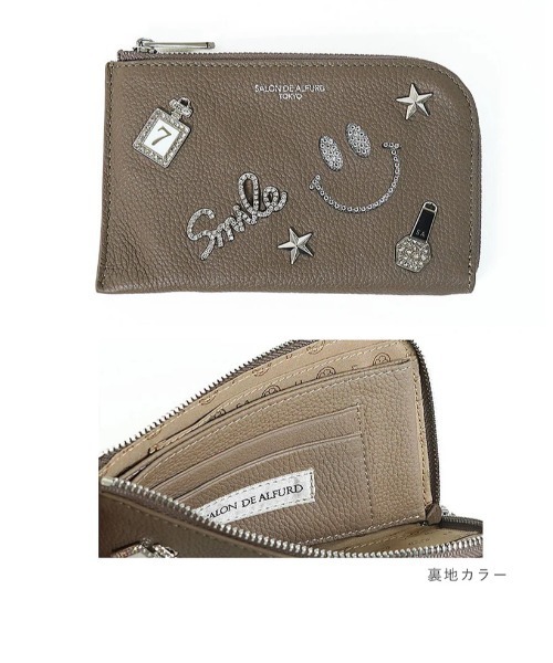 セール】ルクーチェ L字ファスナー ミニ財布 スペイン製レザーVer セール】ルクーチェ L字ファスナー ミニ財布 スペイン製レザーVer