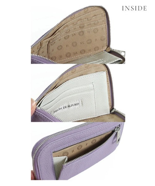 セール】ルクーチェ L字ファスナー ミニ財布 スペイン製レザー