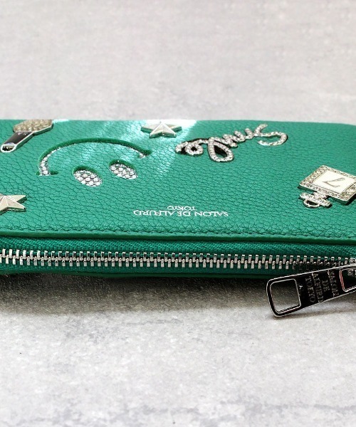 セール】ルクーチェ L字ファスナー ミニ財布 スペイン製レザー