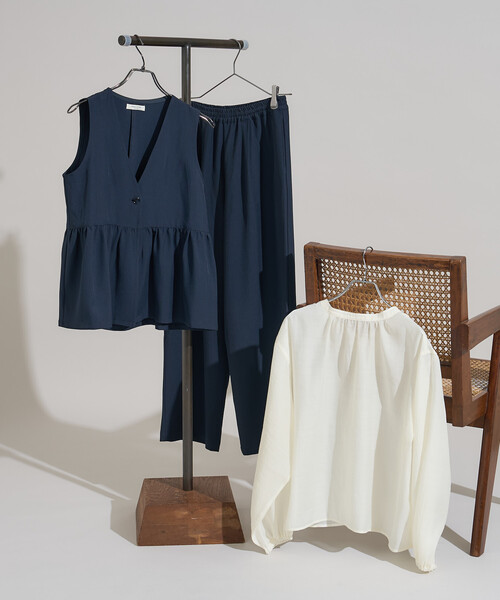 『専用 ページ 』リクエスト★アウトフィットセット★ 3 アイテム 3点セットアイテム～トリオットシリーズ～】ペプラムベスト 3ピース