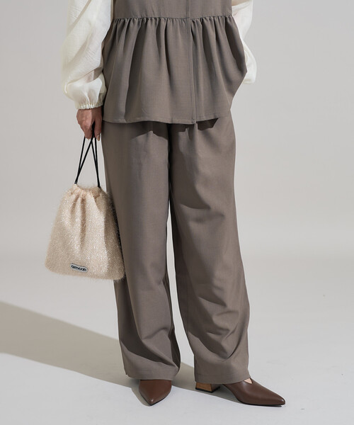 3点セットアイテム～トリオットシリーズ～】ペプラムベスト 3ピース