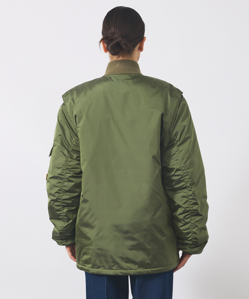 SPIEWAK(スピーワック)の「【SPIEWAK/スピワック】G-8 WEP JACKET / ユニセックス ミリタリー フライトジャケット(ブルゾン・メンズ・カーキ/ブラック・L/M)」の5枚目の写真