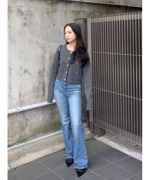 美品 マウジー MOUSSY MVS FLARE 24 フレアデニム 濃紺 MOUSSY | MVS FLARE (フレア ) |SHEL'TTER WEBSTORE