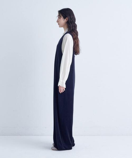 conges payes ADIEU TRISTESSE（コンジェ ペイエ アデュートリステス）の「Vネックオーバーオール（サロペット/オーバーオール・レディース・カーキ/ネイビー・38）」の19枚目の写真
