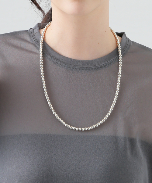 ERICKA NICOLAS BEGAY】NAVAJO PEARL 5mm 60：ネックレス（ネックレス