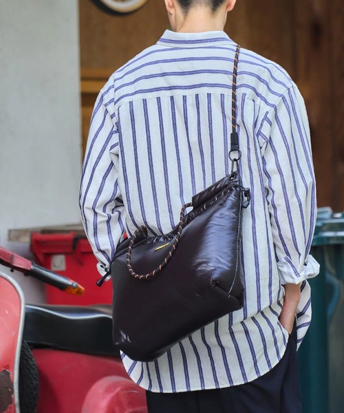 KiU(キウ)の「KiU/キウ トートバッグ パフィーパラコードトートバッグ K487(トートバッグ・メンズ・シルバー/ブラック/サックスブルー・FREE)」の18枚目の写真