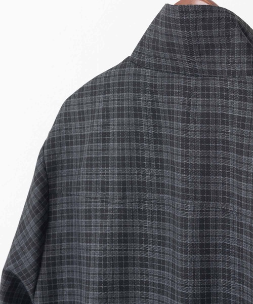 merc london(メルクロンドン)の「チェックハリントンジャケット(その他アウター・メンズ・ダークグレー・MEDIUM/LARGE)」の12枚目の写真