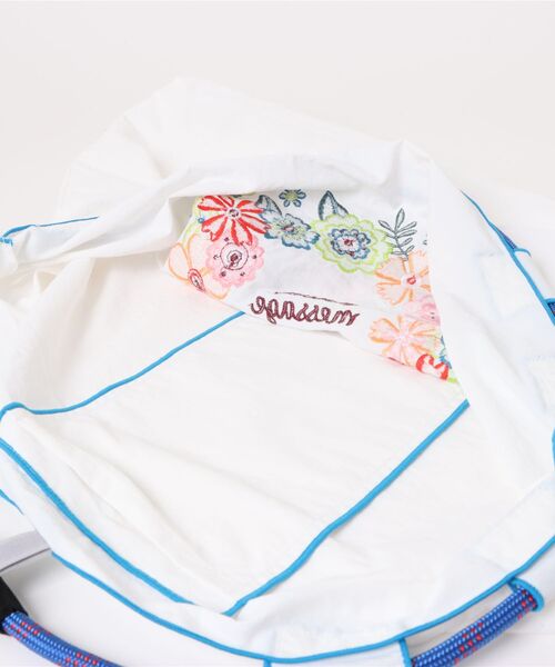 MAZEMAZE(マゼマゼ)の「8begin bag(Lサイズ)(トートバッグ・レディース・ベージュ/イエロー/インディゴブルー/パープル/オレンジ/ホワイト/ホワイト系その他/ブラック/ブルー/ナチュラル・FREE)」の13枚目の写真