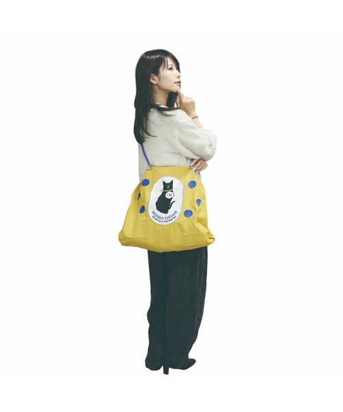 MAZEMAZE(マゼマゼ)の「8begin bag(Lサイズ)(トートバッグ・レディース・ベージュ/イエロー/インディゴブルー/パープル/オレンジ/ホワイト/ホワイト系その他/ブラック/ブルー/ナチュラル・FREE)」の9枚目の写真