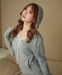 フード付き」に該当するTシャツ/カットソー（長袖）ファッション通販