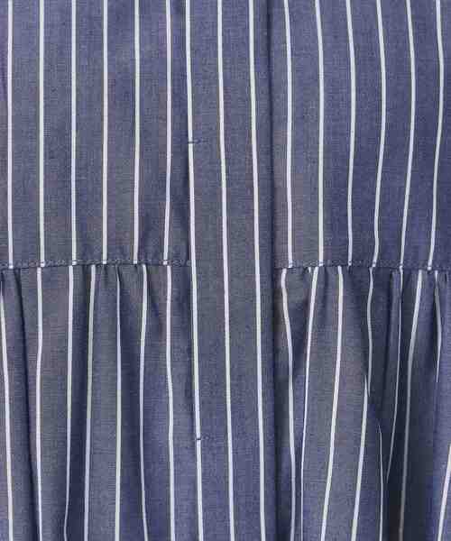 index（インデックス）の「ラメストライプ衿付きペプラムブラウス【洗濯機OK/イージーアイロン/防シワ】《6col》（シャツ/ブラウス・レディース・オフホワイト/ネイビー系5/ブラウン系その他3/サックスブルー系2/ホワイト系9/グリーン系3・40/42/38/36）」の17枚目の写真