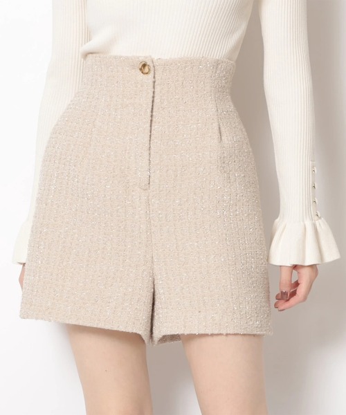 ツィードハイウエストショートパンツ（その他パンツ）｜Rirandture（リ