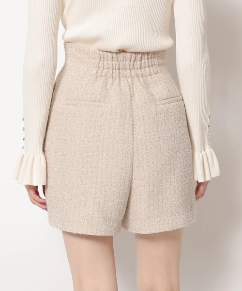 Rirandture（リランドチュール）の「ツィードハイウエストショートパンツ（その他パンツ・レディース・ブラック/ピンクベージュ・2/1/0）」の18枚目の写真