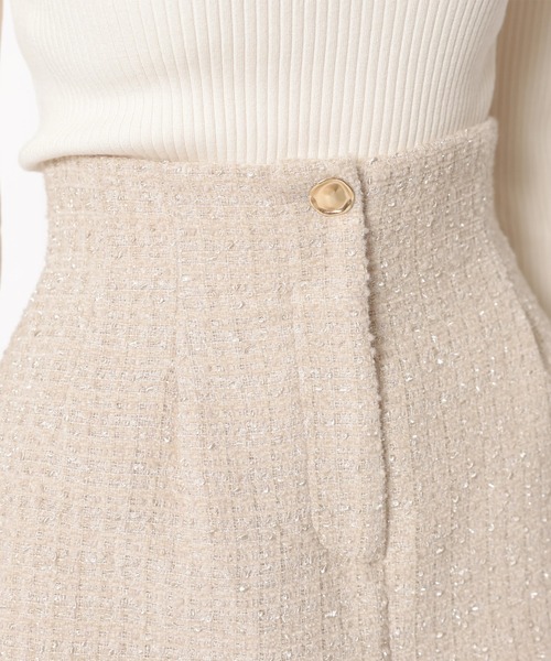 Rirandture（リランドチュール）の「ツィードハイウエストショートパンツ（その他パンツ・レディース・ブラック/ピンクベージュ・2/1/0）」の19枚目の写真