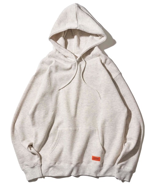 UNIVERSAL OVERALL(ユニバーサルオーバーオール)の「【UNIVERSAL OVERALL】T/C SWEAT HOODIE / 裏起毛スウェットプルオーバーパーカー(パーカー・メンズ・ブラック/グレー/オートミール/オレンジ・LARGE/X-LARGE/MEDIUM)」の3枚目の写真