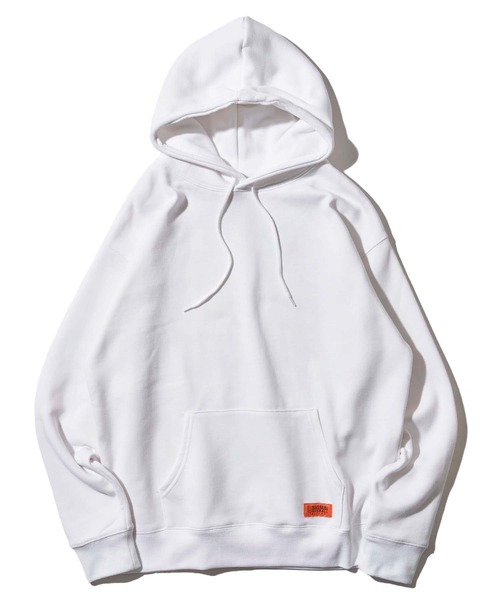 UNIVERSAL OVERALL(ユニバーサルオーバーオール)の「【UNIVERSAL OVERALL】T/C SWEAT HOODIE / 裏起毛スウェットプルオーバーパーカー(パーカー・メンズ・ブラック/グレー/オートミール/オレンジ・LARGE/X-LARGE/MEDIUM)」の5枚目の写真