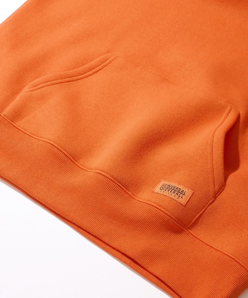 UNIVERSAL OVERALL(ユニバーサルオーバーオール)の「【UNIVERSAL OVERALL】T/C SWEAT HOODIE / 裏起毛スウェットプルオーバーパーカー(パーカー・メンズ・ブラック/グレー/オートミール/オレンジ・LARGE/X-LARGE/MEDIUM)」の21枚目の写真
