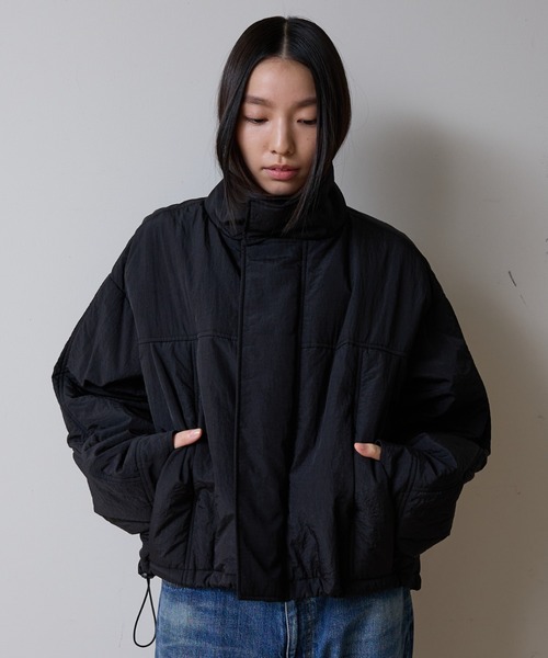 NOMINE(ノミネ)の「【NOMINE】ショート モンスターパーカー(ダウンジャケット/コート・レディース・アイボリー/ブラック/その他/ブラウン・フリー)」の3枚目の写真