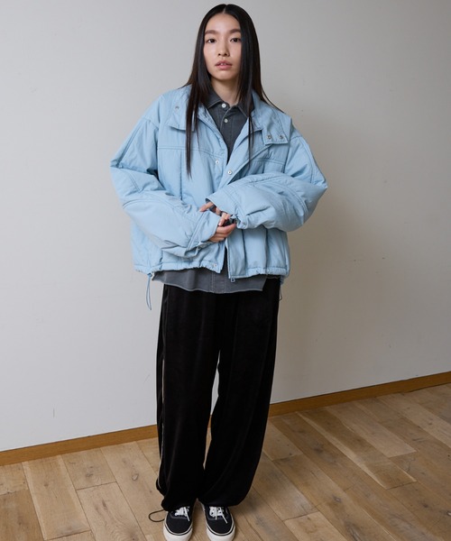 NOMINE(ノミネ)の「【NOMINE】ショート モンスターパーカー(ダウンジャケット/コート・レディース・アイボリー/ブラック/その他/ブラウン・フリー)」の6枚目の写真