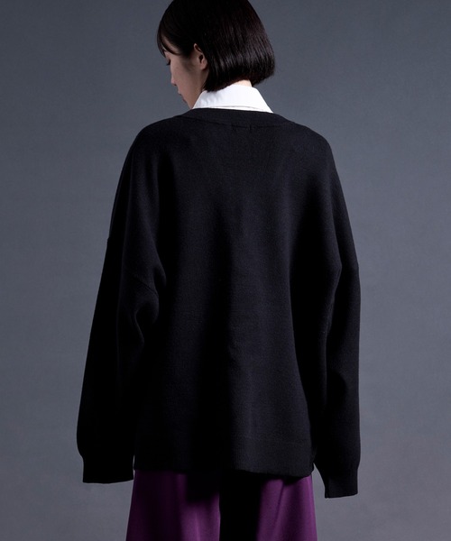 ローズ刺繍カーディガン（カーディガン/ボレロ）｜Ellno Loset（エルノ