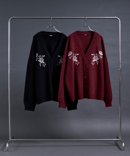 セール】ローズ刺繍カーディガン（カーディガン/ボレロ）｜Ellno Loset