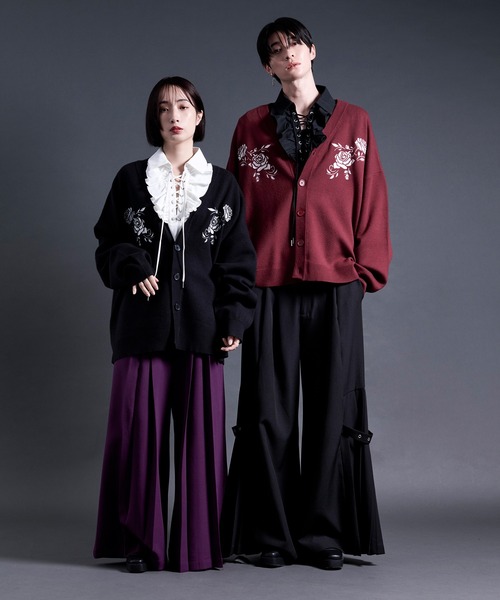 セール】ローズ刺繍カーディガン（カーディガン/ボレロ）｜Ellno Loset