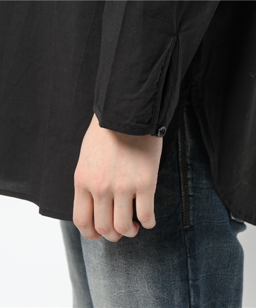 OUTLET(アウトレット)の「【WHO'S WHO gallery】GGキーネックシャツ(シャツ/ブラウス・メンズ・ブラック/オリーブ・MEDIUM/LARGE)」の8枚目の写真