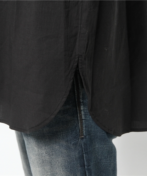 OUTLET(アウトレット)の「【WHO'S WHO gallery】GGキーネックシャツ(シャツ/ブラウス・メンズ・ブラック/オリーブ・MEDIUM/LARGE)」の9枚目の写真